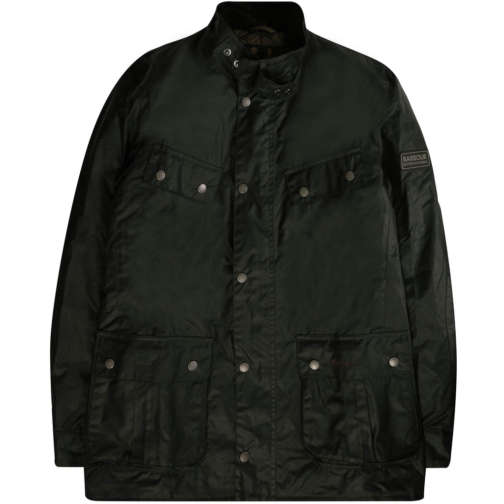 Barbour International Tourer Duke Wax Jacket - Sage