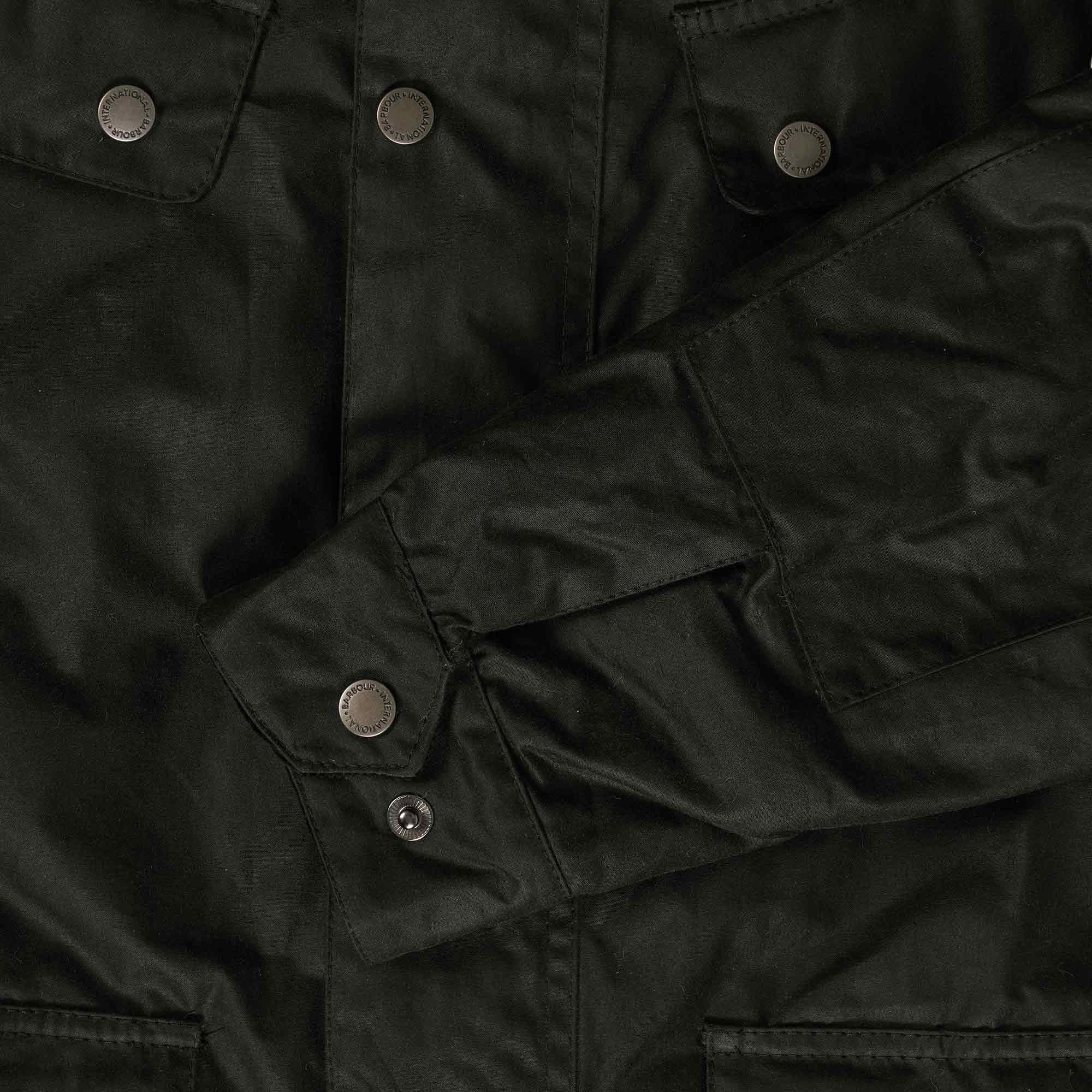 Barbour International Tourer Duke Wax Jacket - Sage