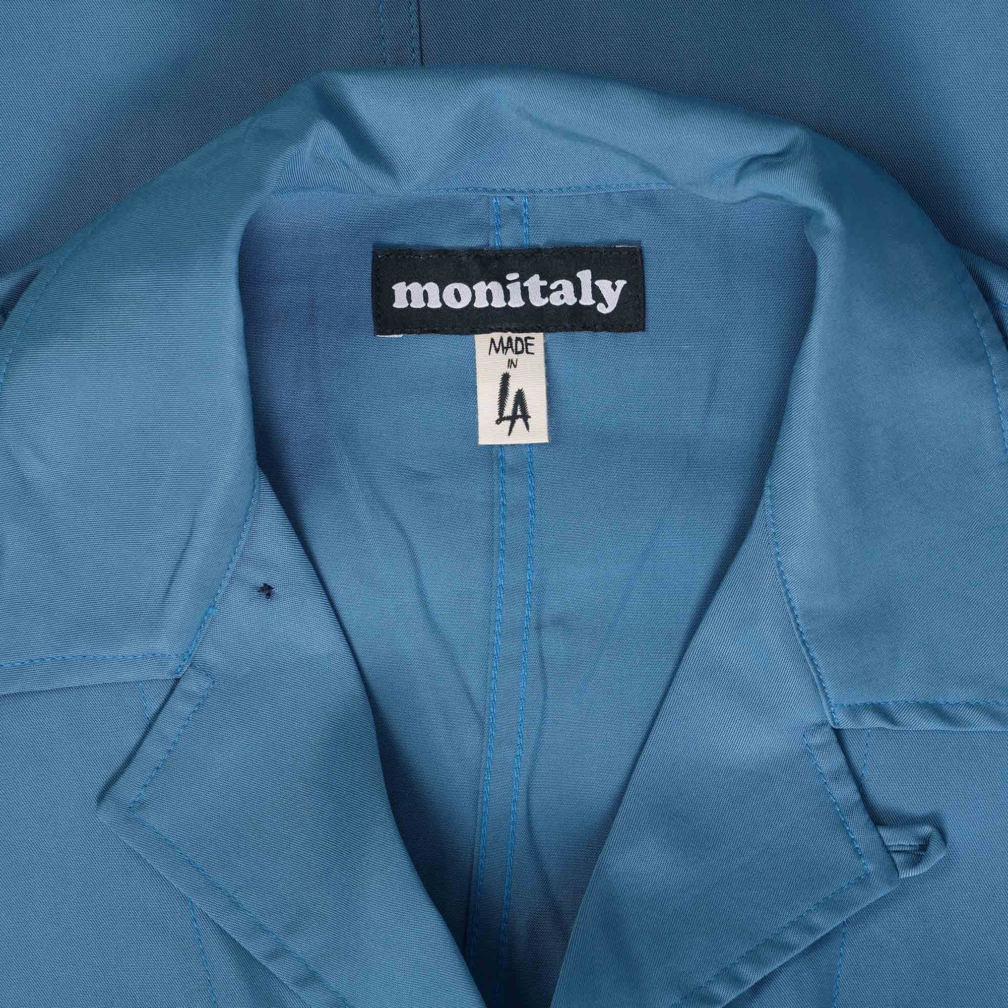 Monitaly Italian Jail Jacket - Cyan