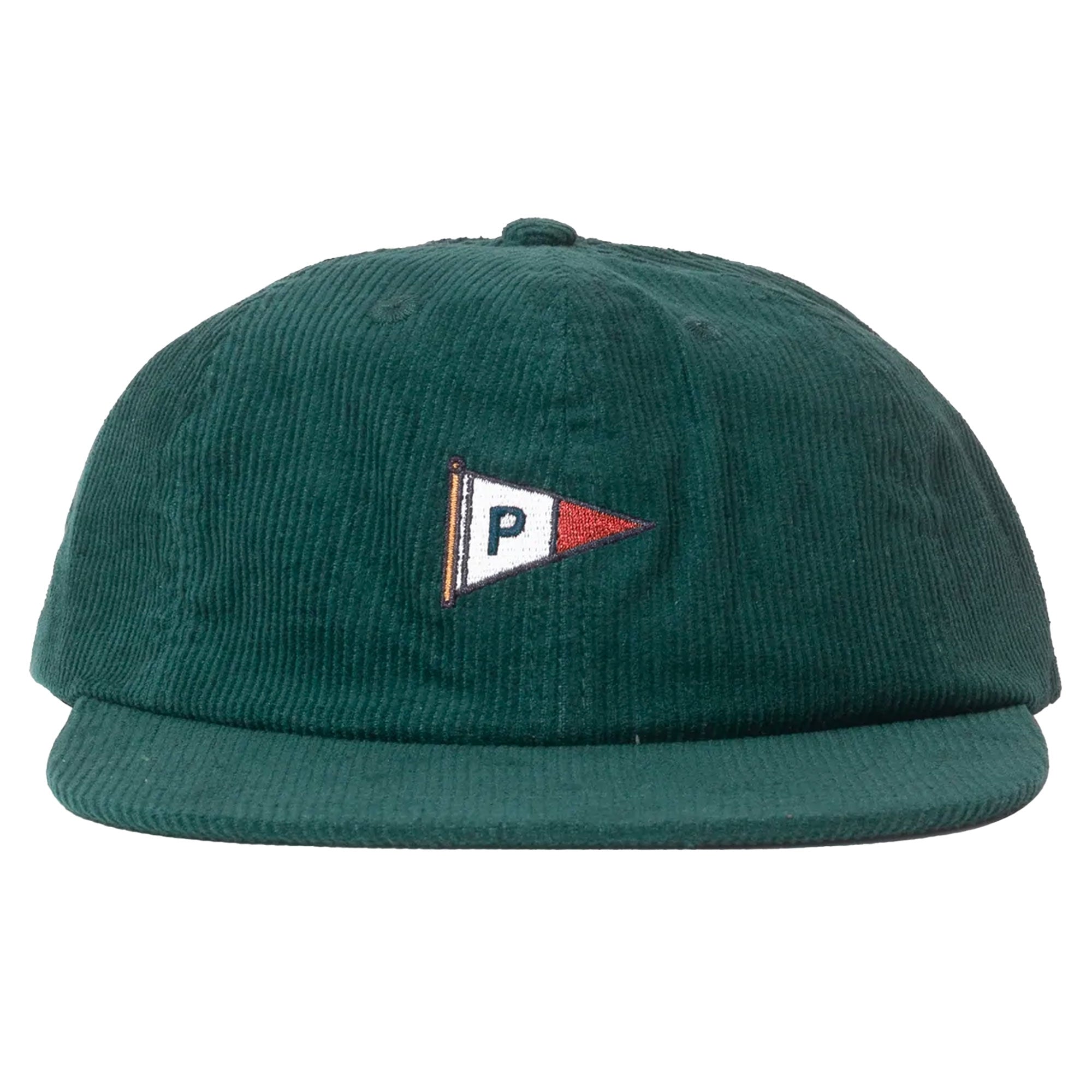 Parlez Flag Cord 6 Panel Cap - Deep Teal