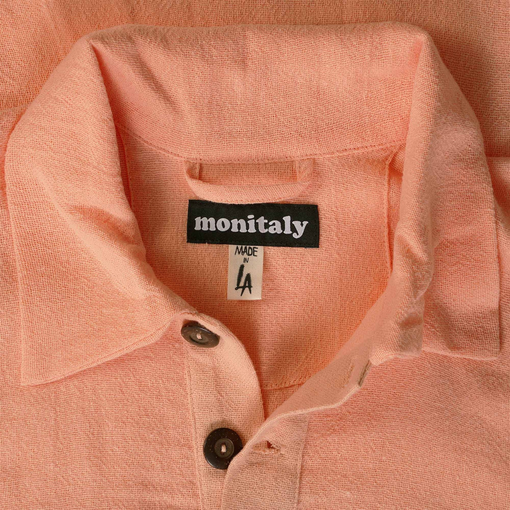 Monitaly Polo Poncho - Peach