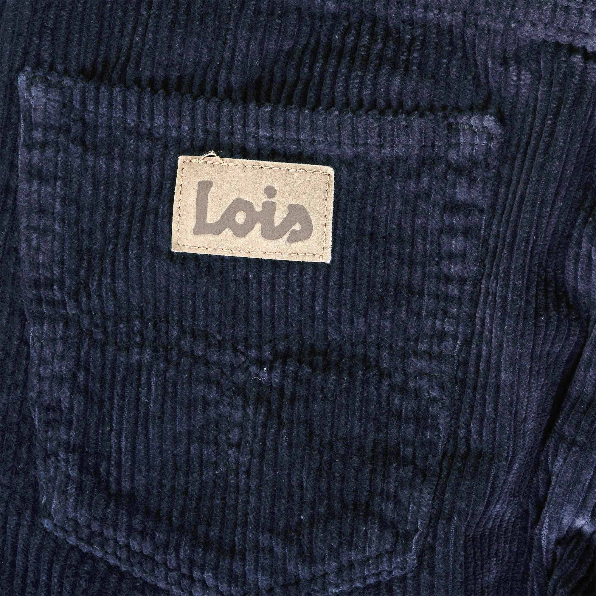 Lois Jeans Dallas Jumbo Cord Navy Corduroy Trousers 199-394NV