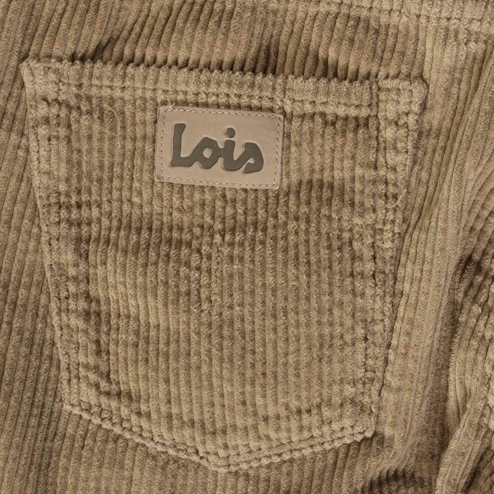 Lois Jeans Dallas Jumbo Cord Trousers - Dark Sand