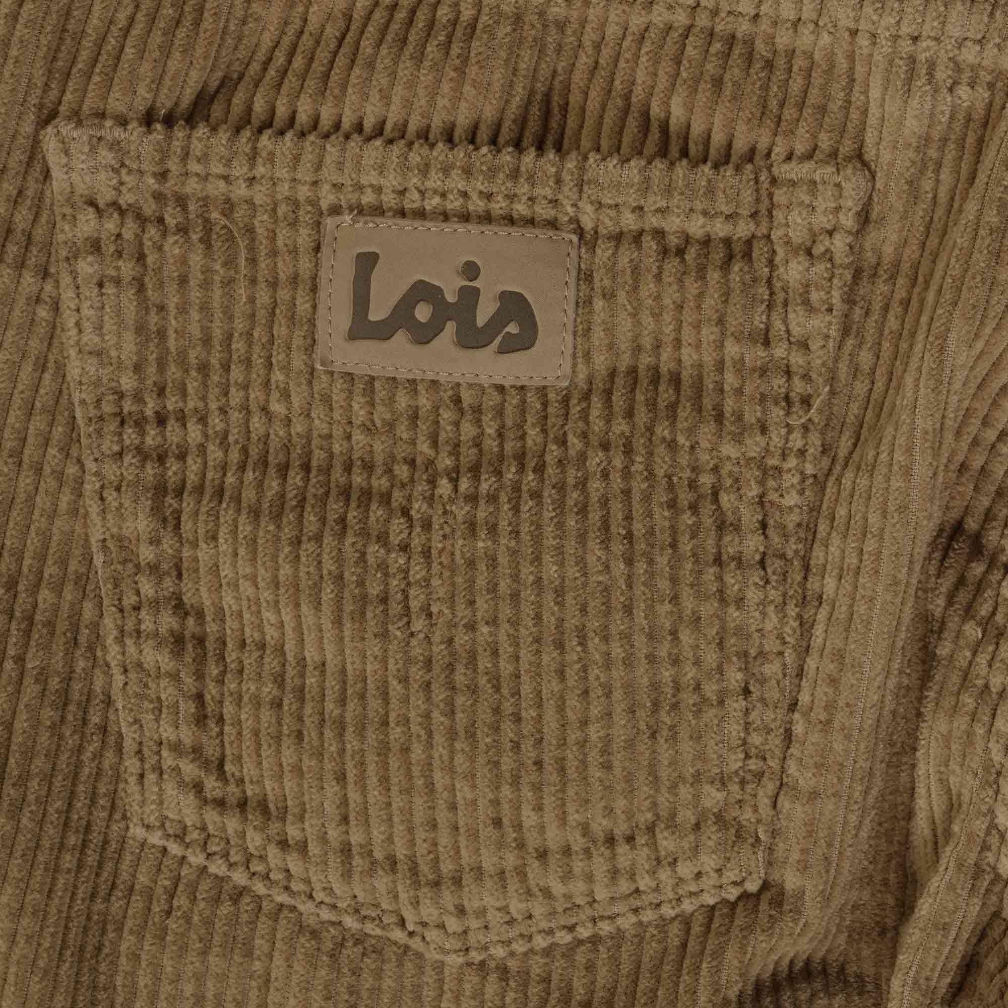 Lois Jeans New Dallas Jumbo Brown Corduroy Trousers 199
