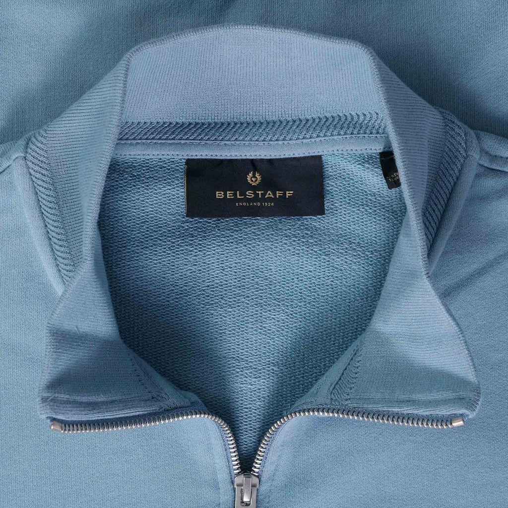 Belstaff Full Zip Sweatshirt - Artic Blue