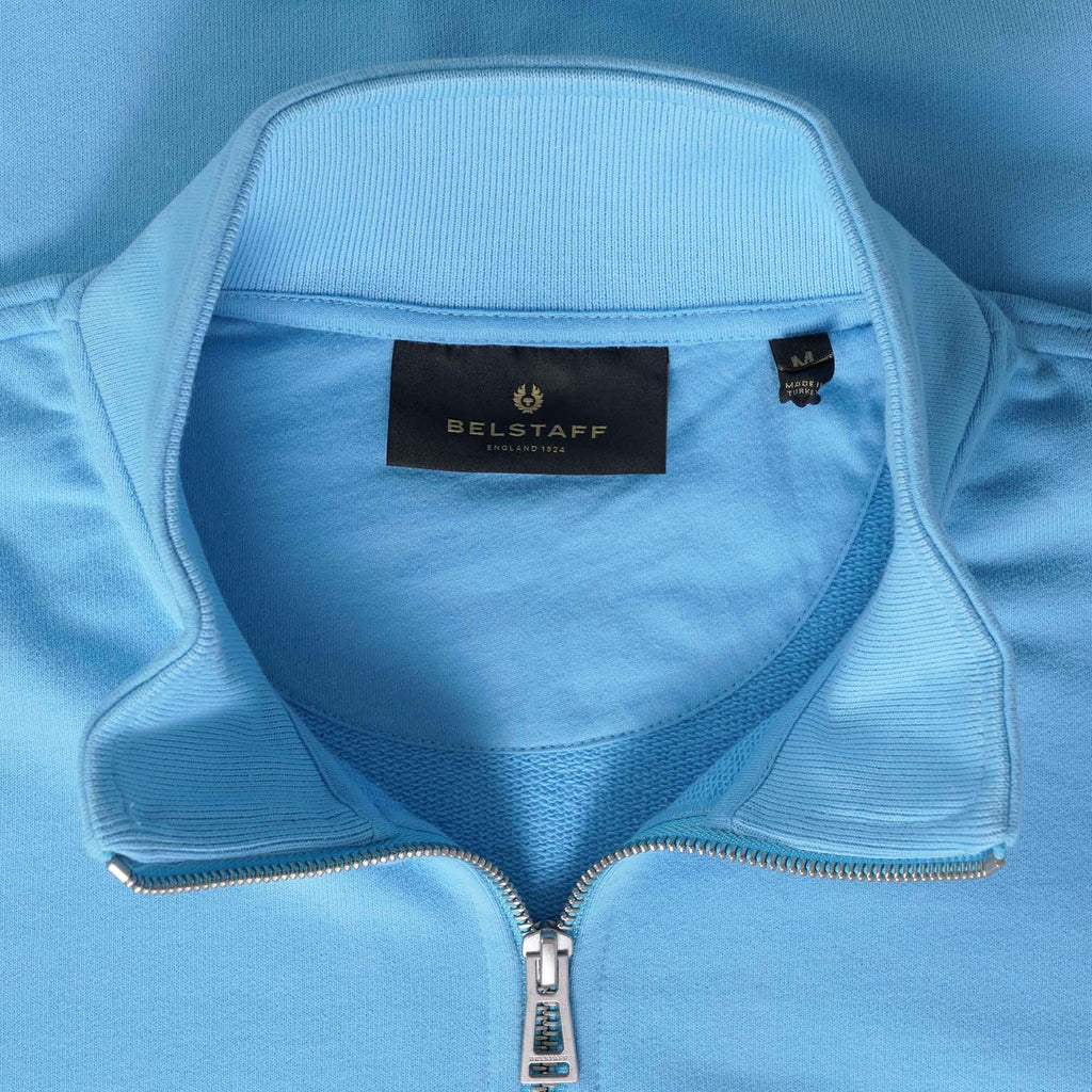 Belstaff Quarter Zip Sweatshirt - Horizon Blue