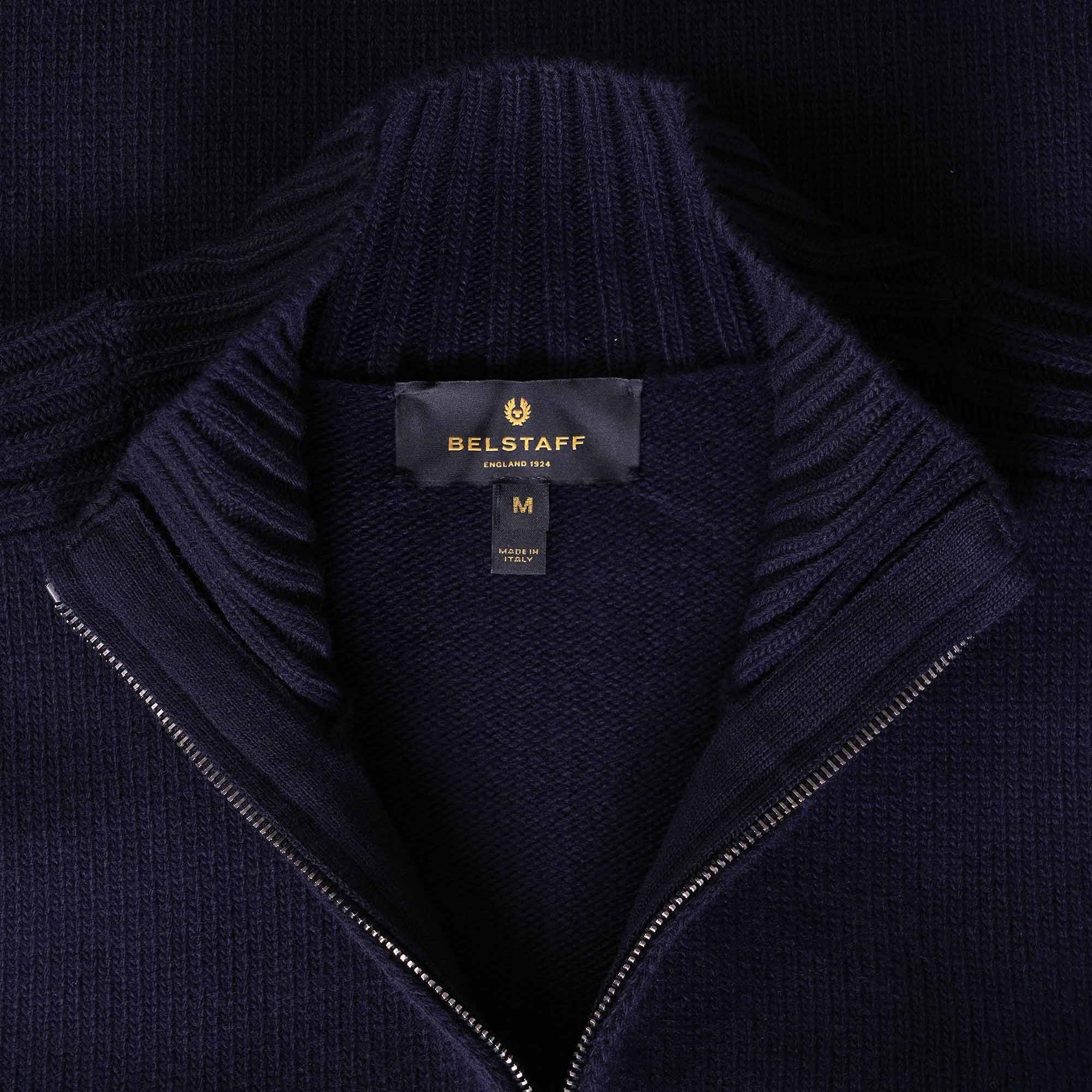 Belstaff Watch Zip Cardigan - Dark Ink