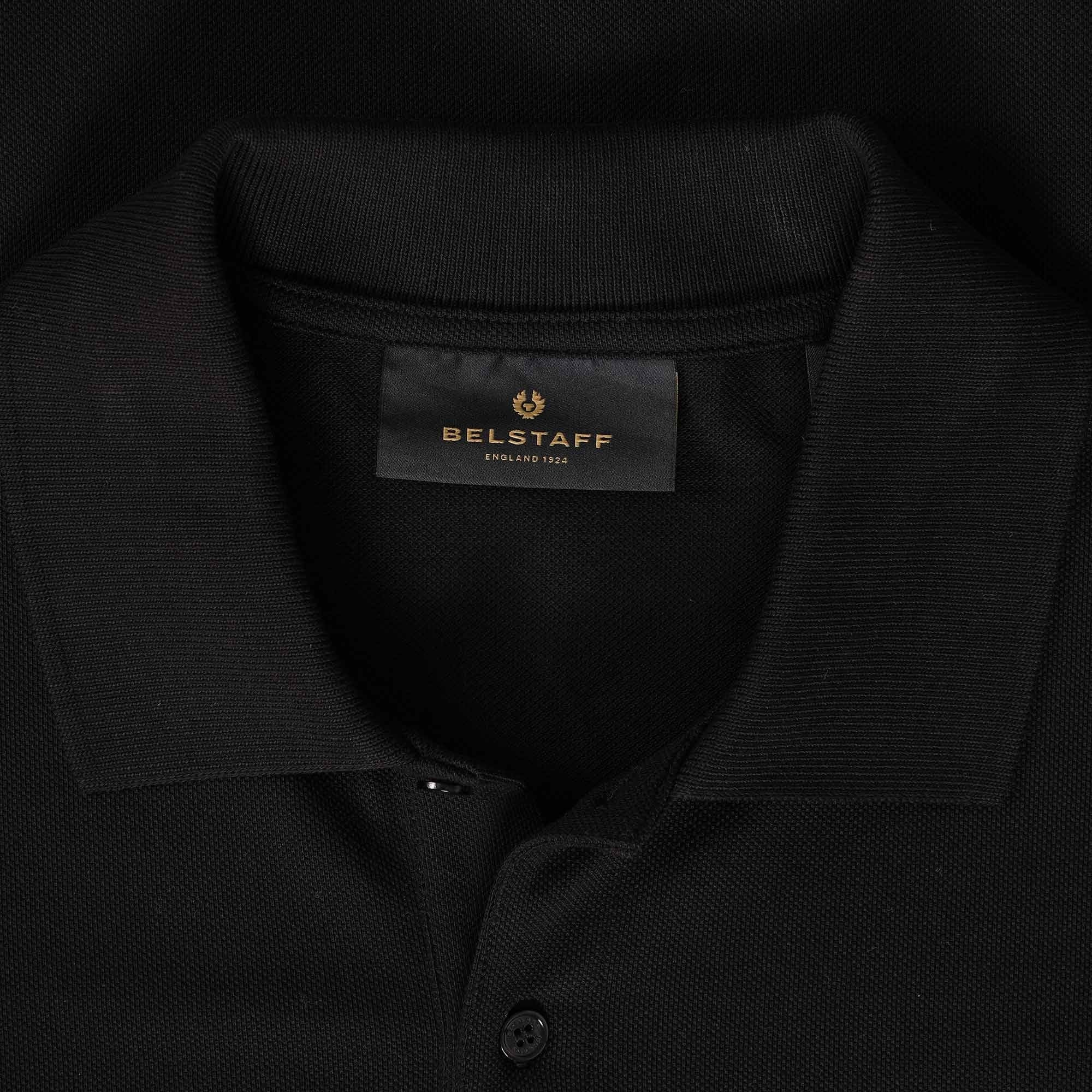 Long Sleeve Polo Shirt - Black