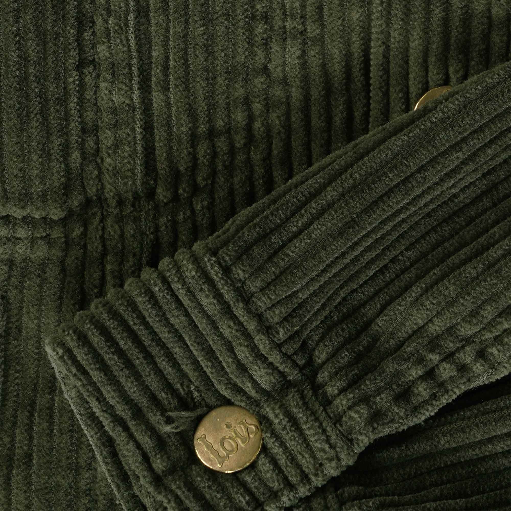 Tejana Jumbo Cord Jacket - Olive Green