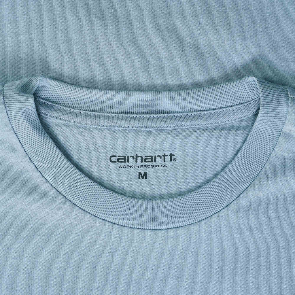 Carhartt WIP Short Sleeve Pocket T-Shirt - Misty Sky