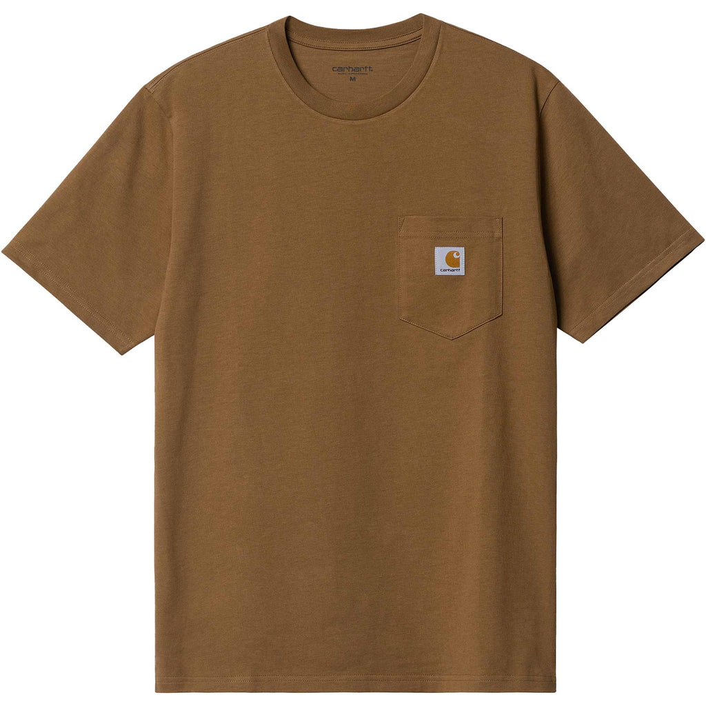 Carhartt WIP Short Sleeve Pocket T-Shirt - Jasper