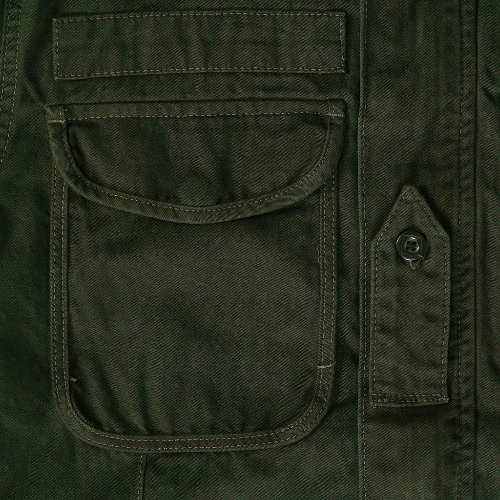 Ma Strum Zip Front Hooded Jacket - Oil Slick