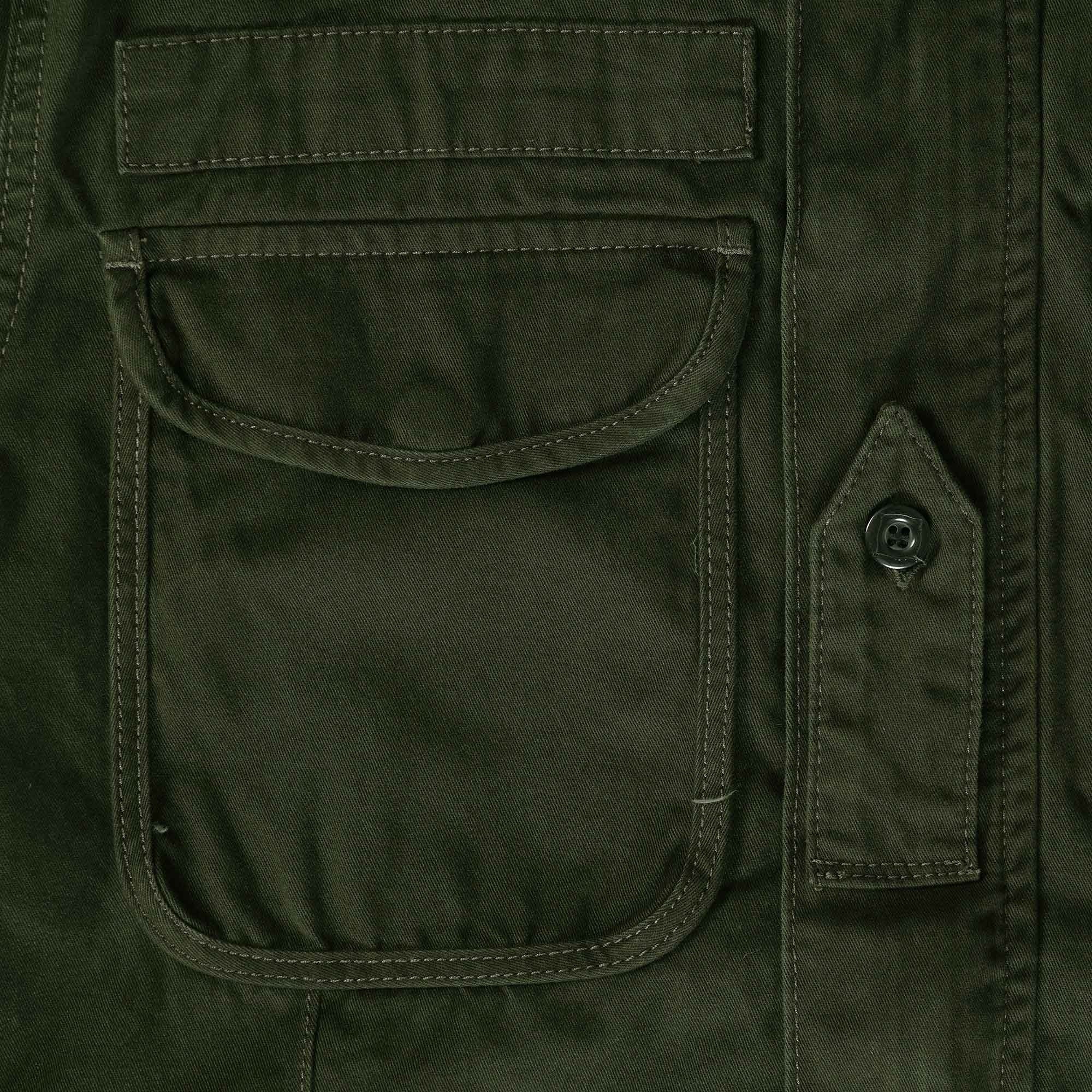 Ma Strum Zip Front Hooded Jacket - Oil Slick