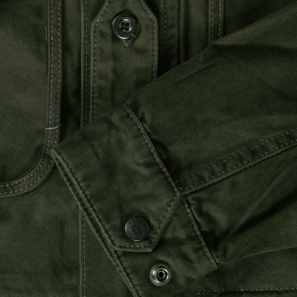Ma Strum Zip Front Hooded Jacket - Oil Slick