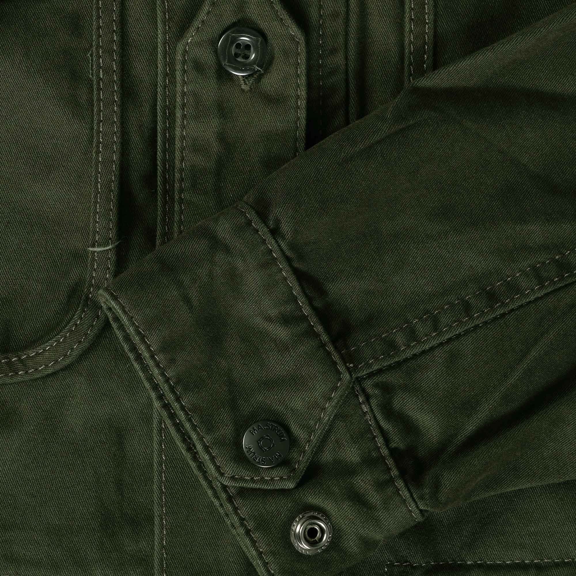 Ma Strum Zip Front Hooded Jacket - Oil Slick
