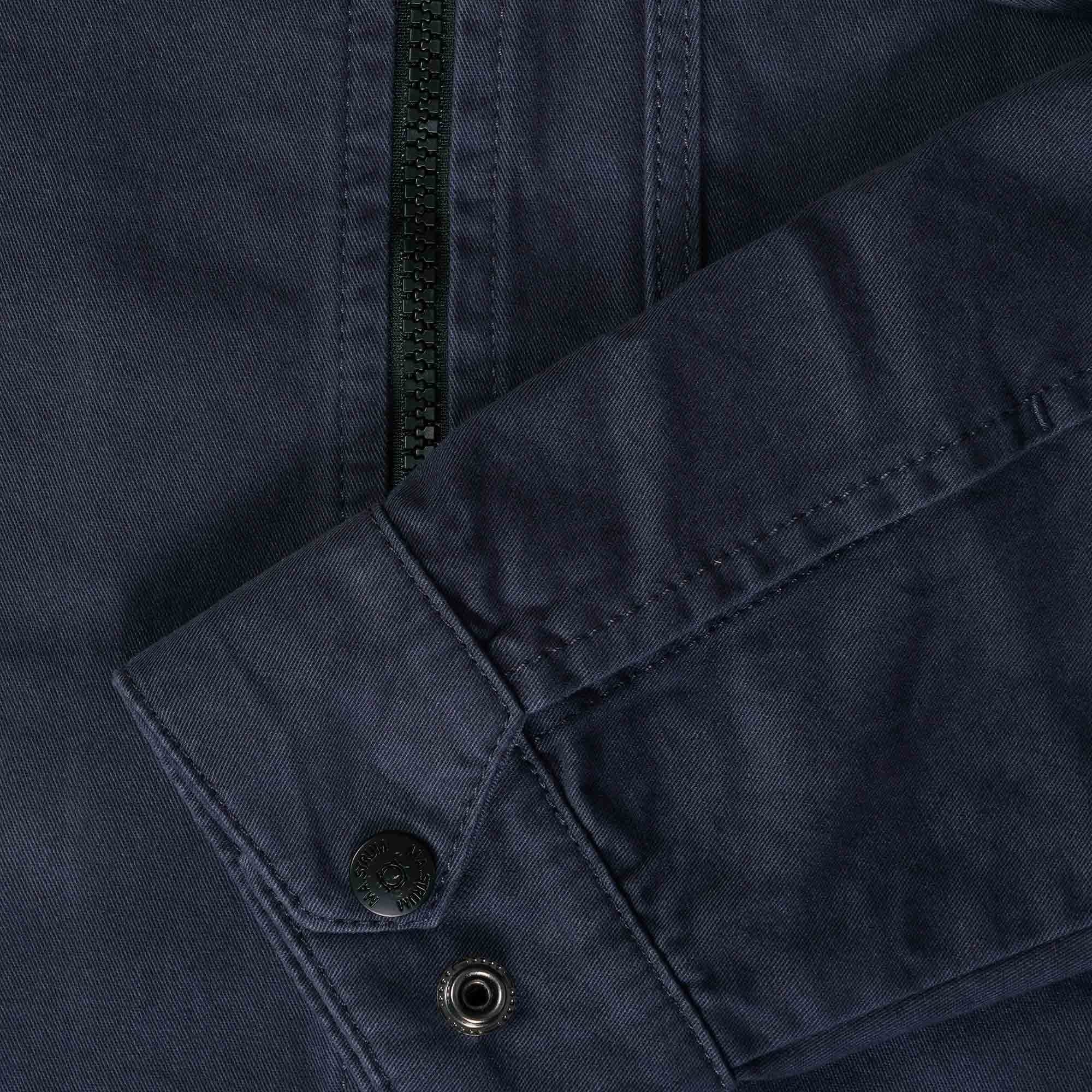 Ma Strum Zip Front Overshirt - Ink Navy