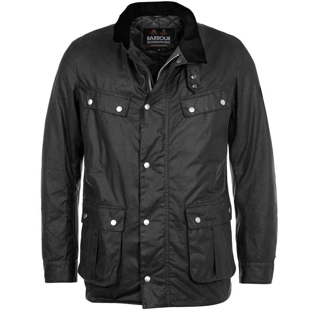 Barbour International Tourer Duke Wax Jacket - Black