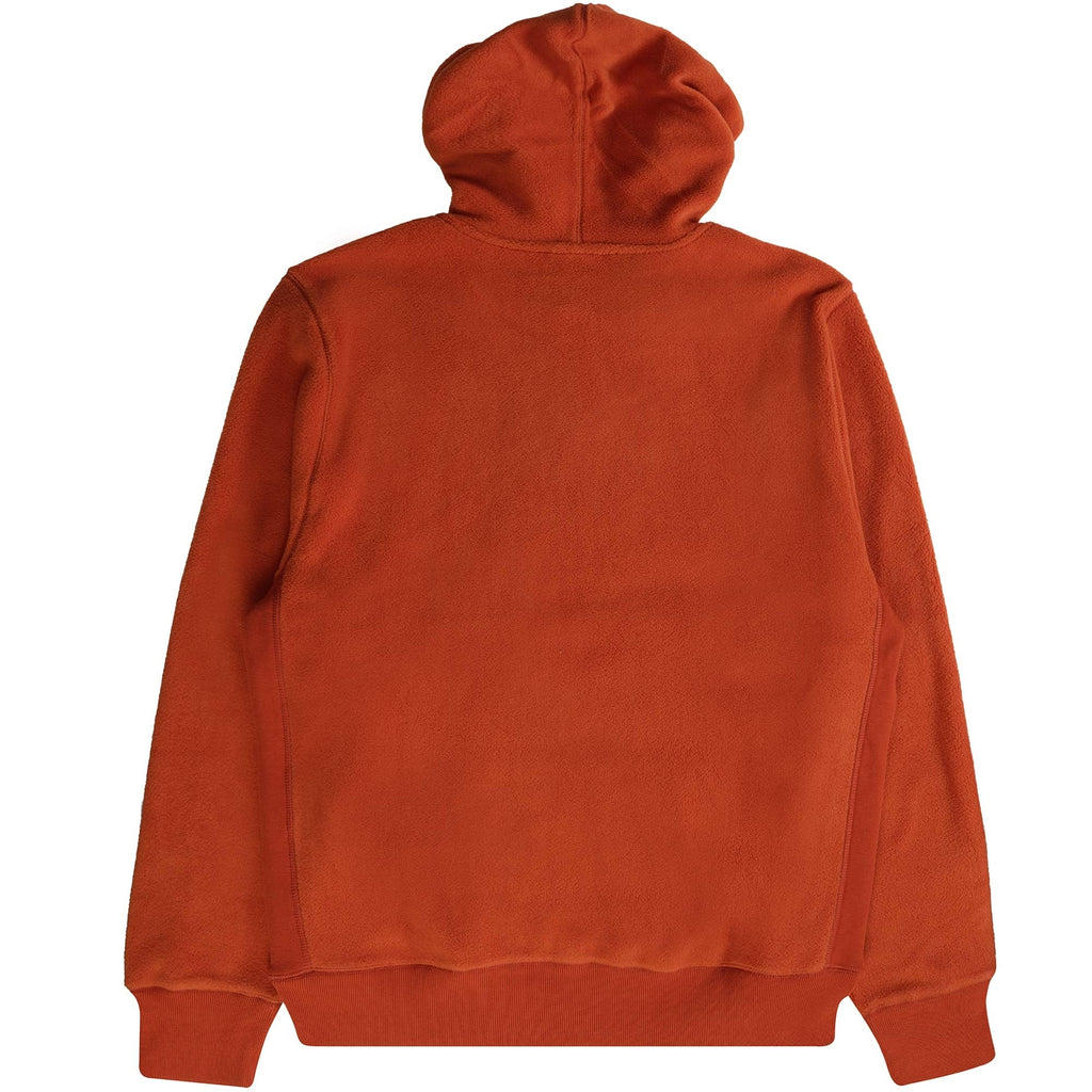 Paul Smith Fleece Happy Hoodie - Dark Rust