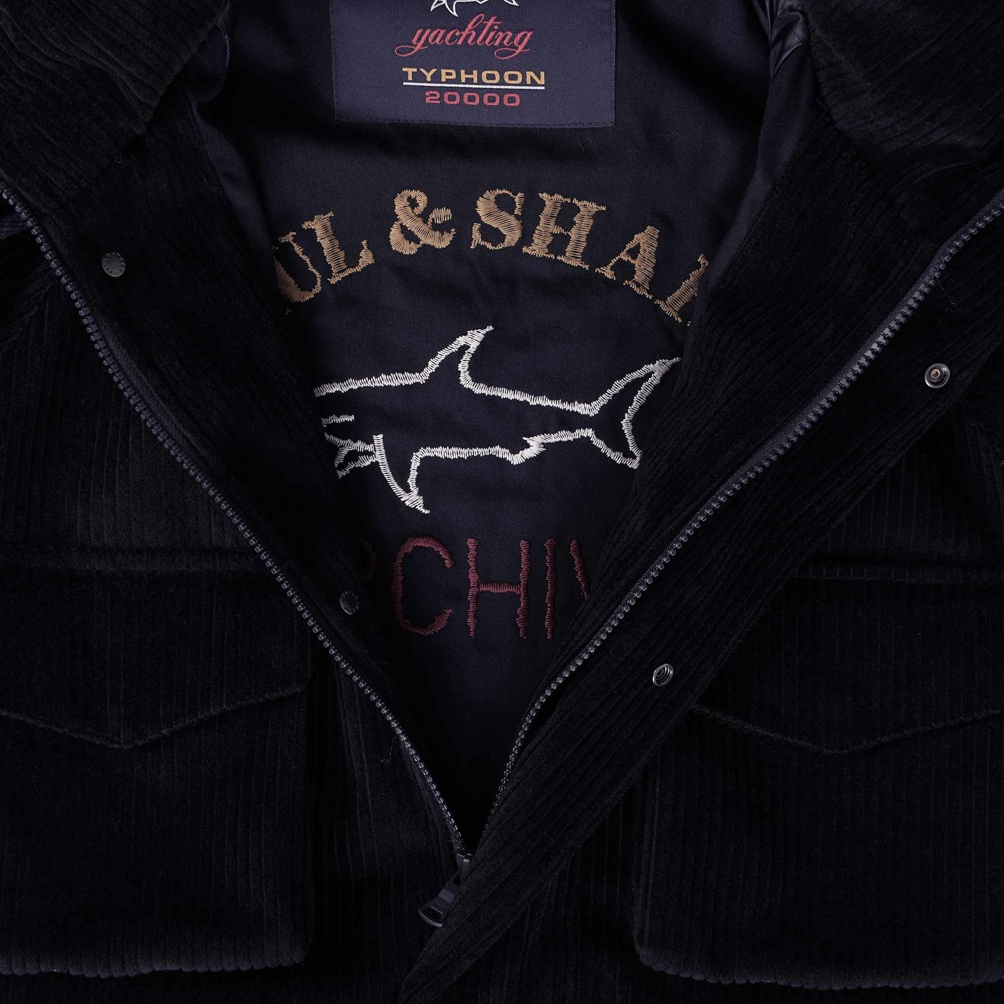 Paul and Shark Typhoon Corduroy Jacket - Blue