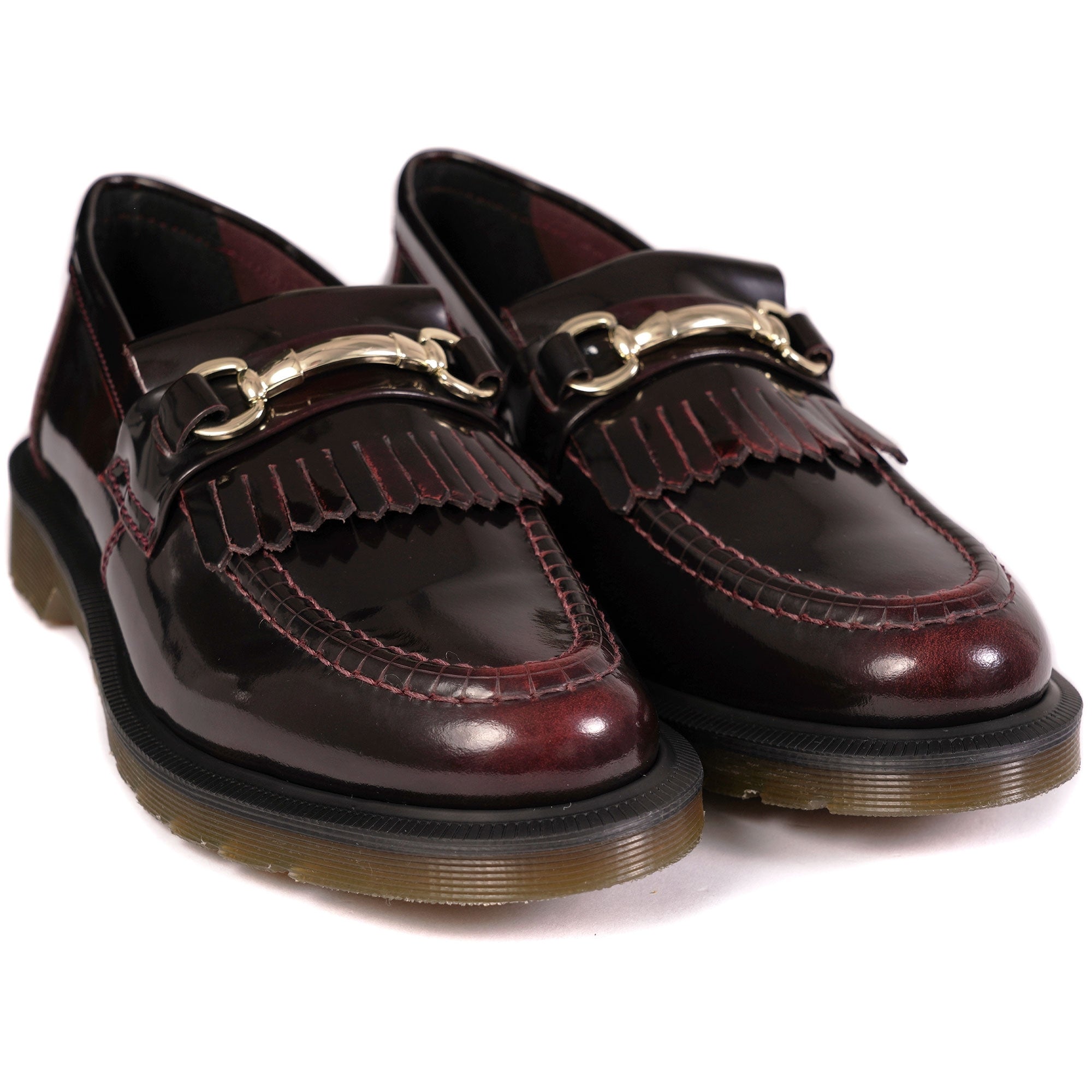 Dr. Martens Made In England Adrian Snaffle - Cherry Red
