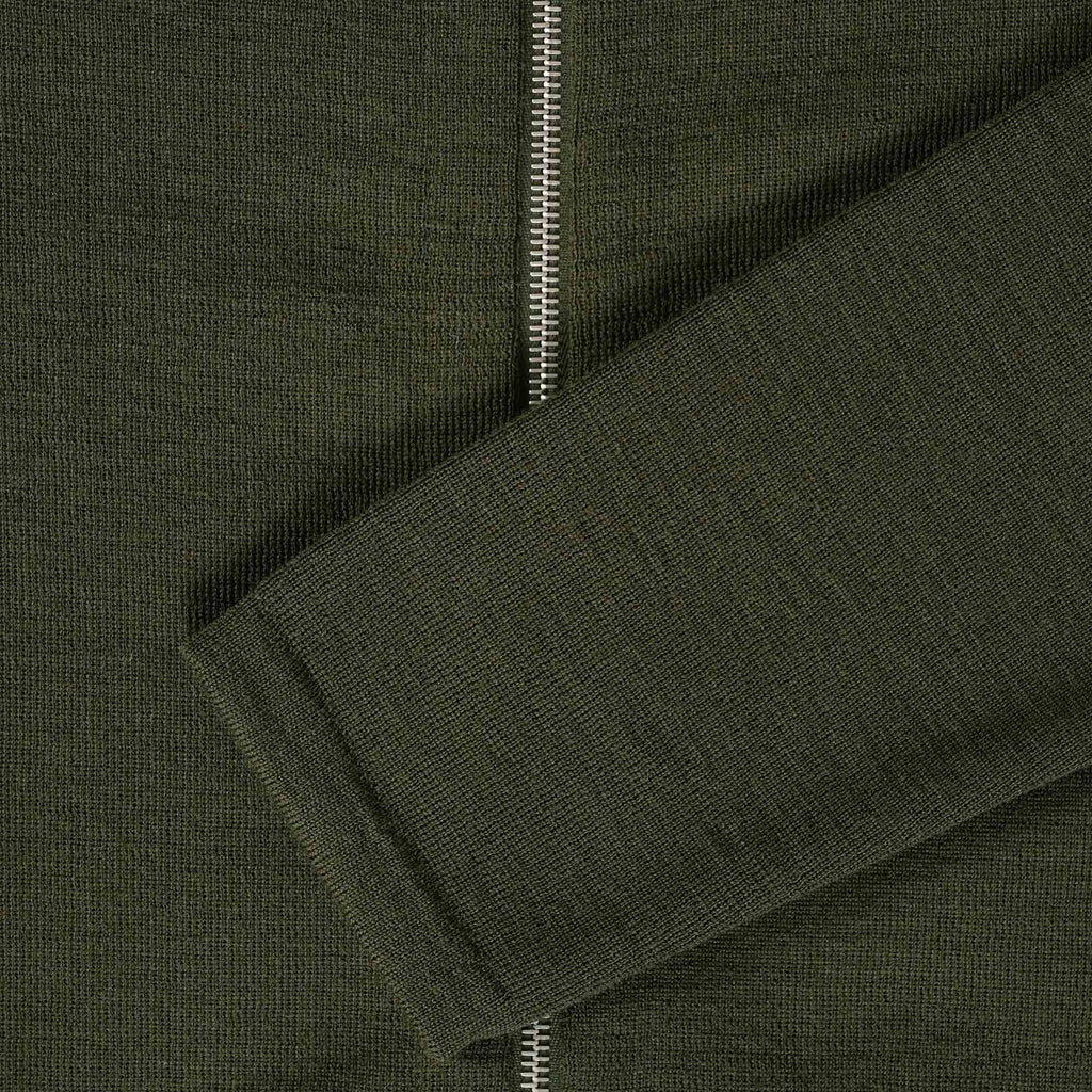 S.N.S Herning Naval Full Zip - Deep Bronze Green