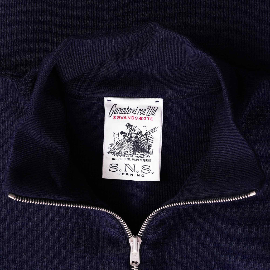 S.N.S Herning Naval Full Zip - Deep Ocean Blue