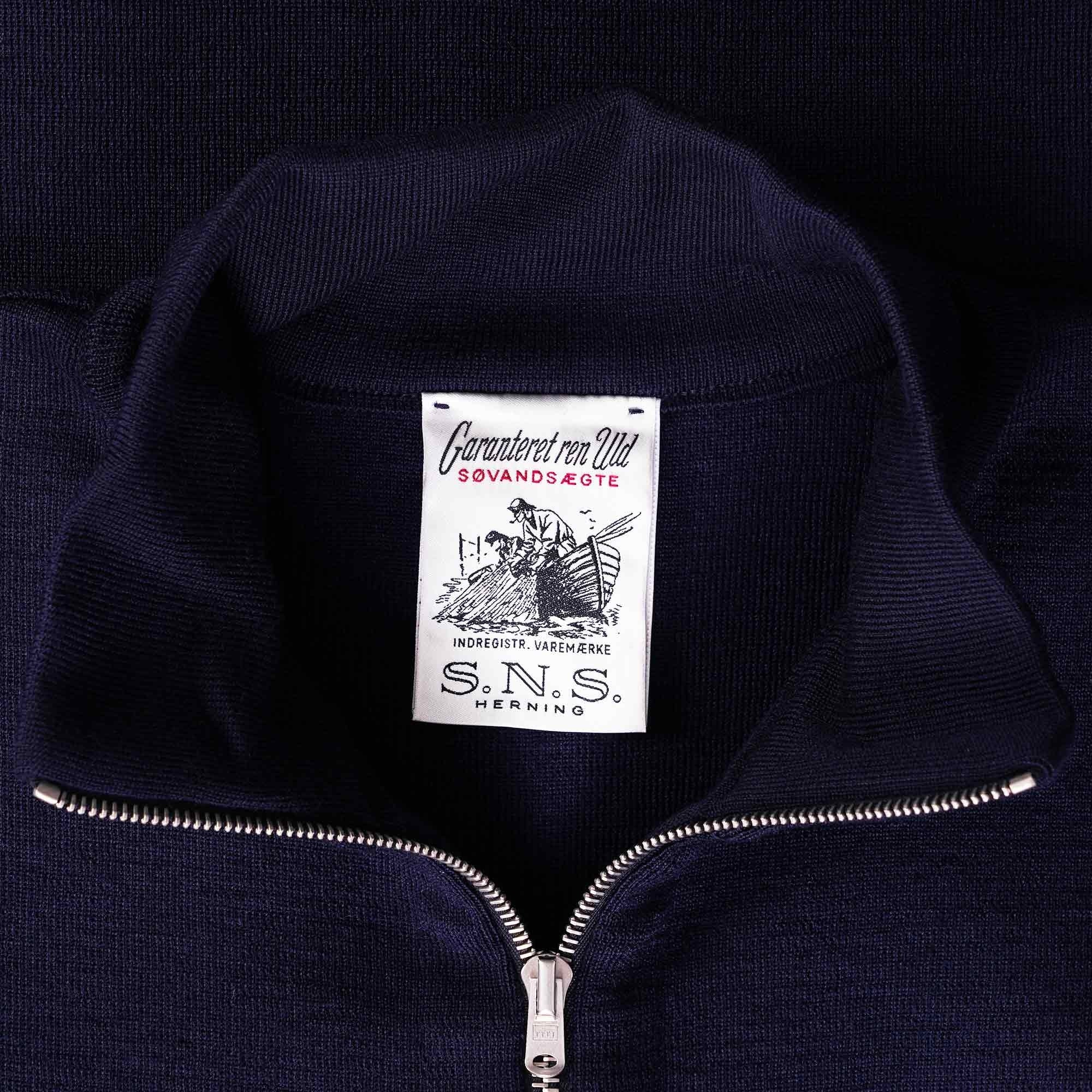 S.N.S Herning Naval Full Zip - Deep Ocean Blue