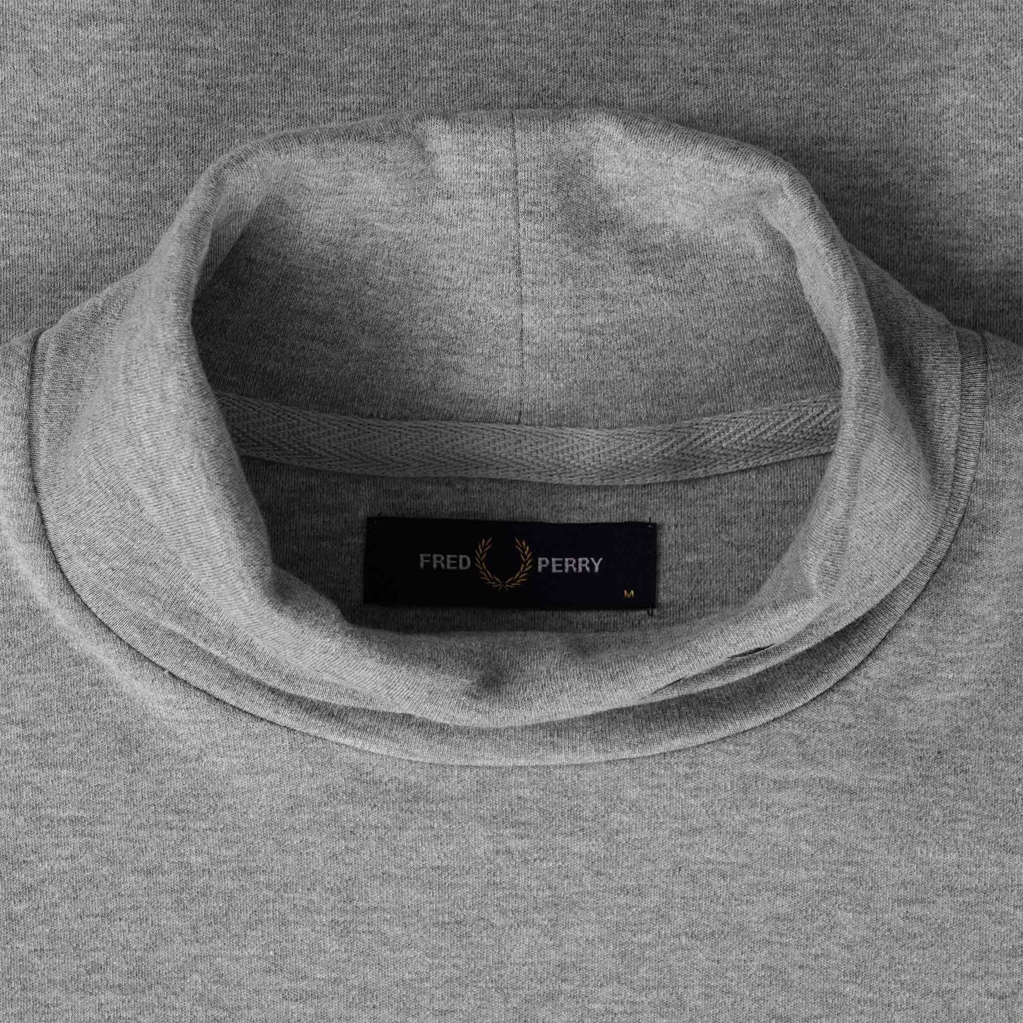 Fred Perry Roll Neck Top - Steel Marl