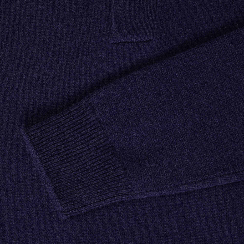 Norse Projects Marco Lambswool Polo Shirt - Navy
