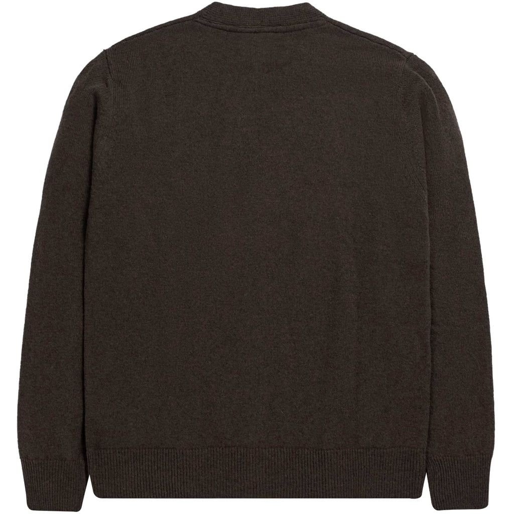 Norse Projects Adam Lambswool Cardigan - Truffle