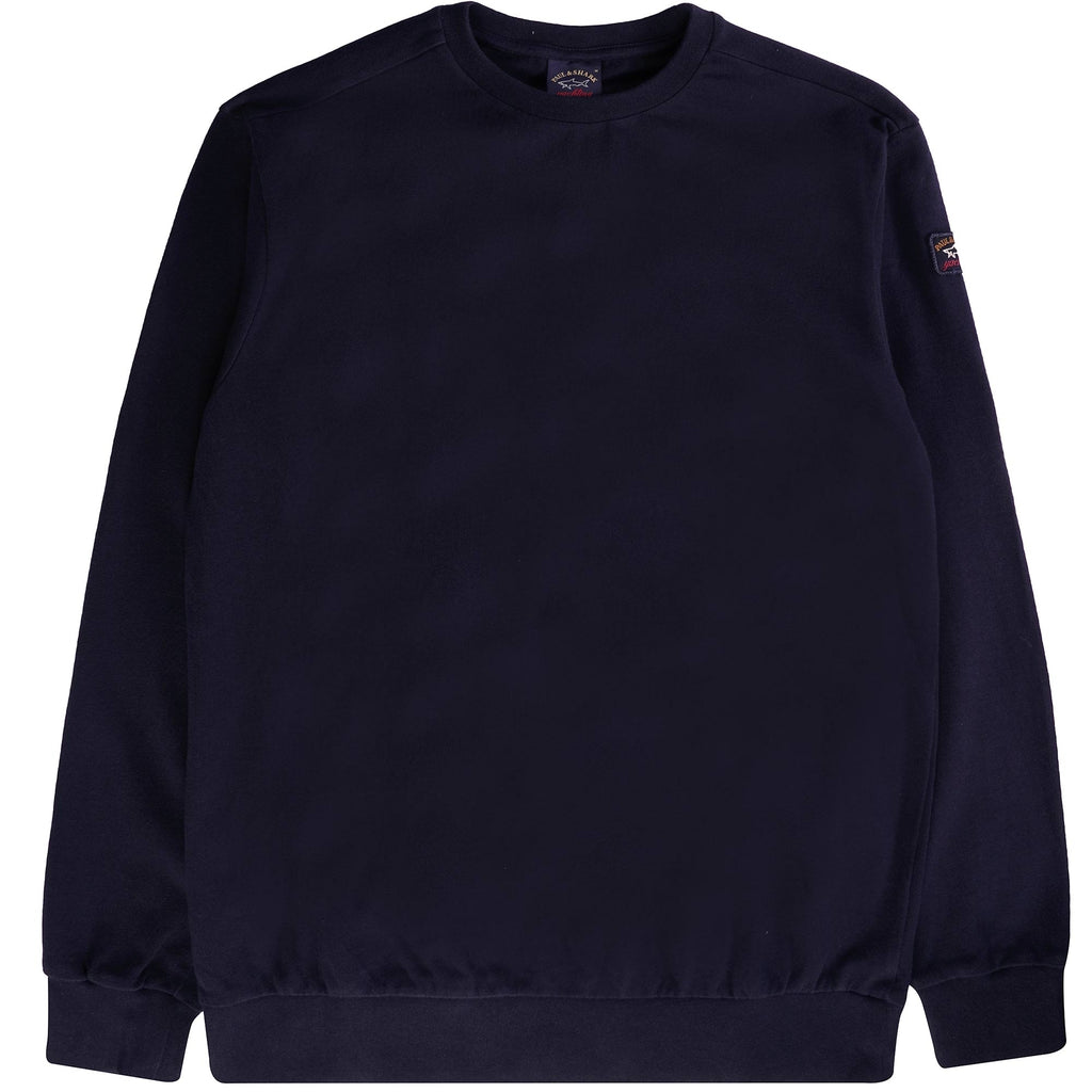 Paul and Shark Crew Neck Sweatshirt - Blue