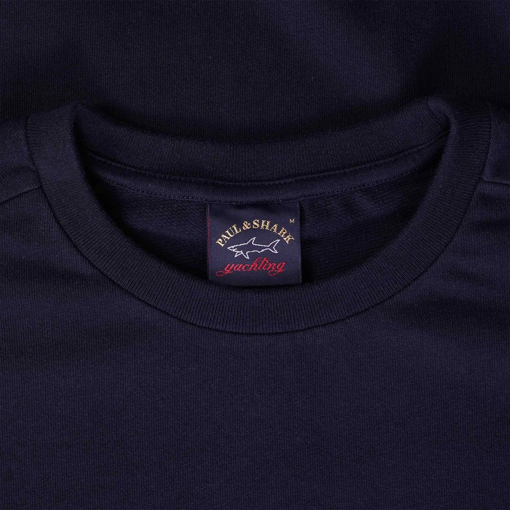 Paul and Shark Crew Neck Sweatshirt - Blue