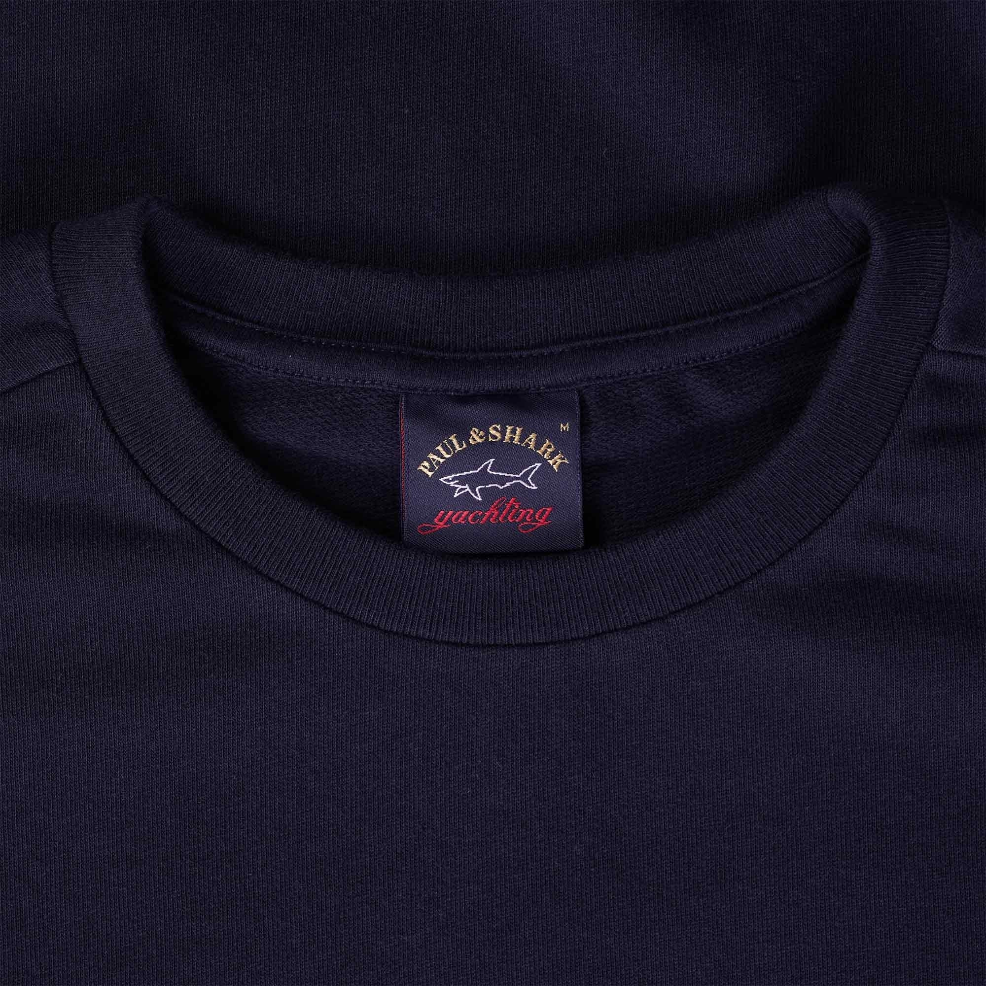 Paul and Shark Crew Neck Sweatshirt - Blue