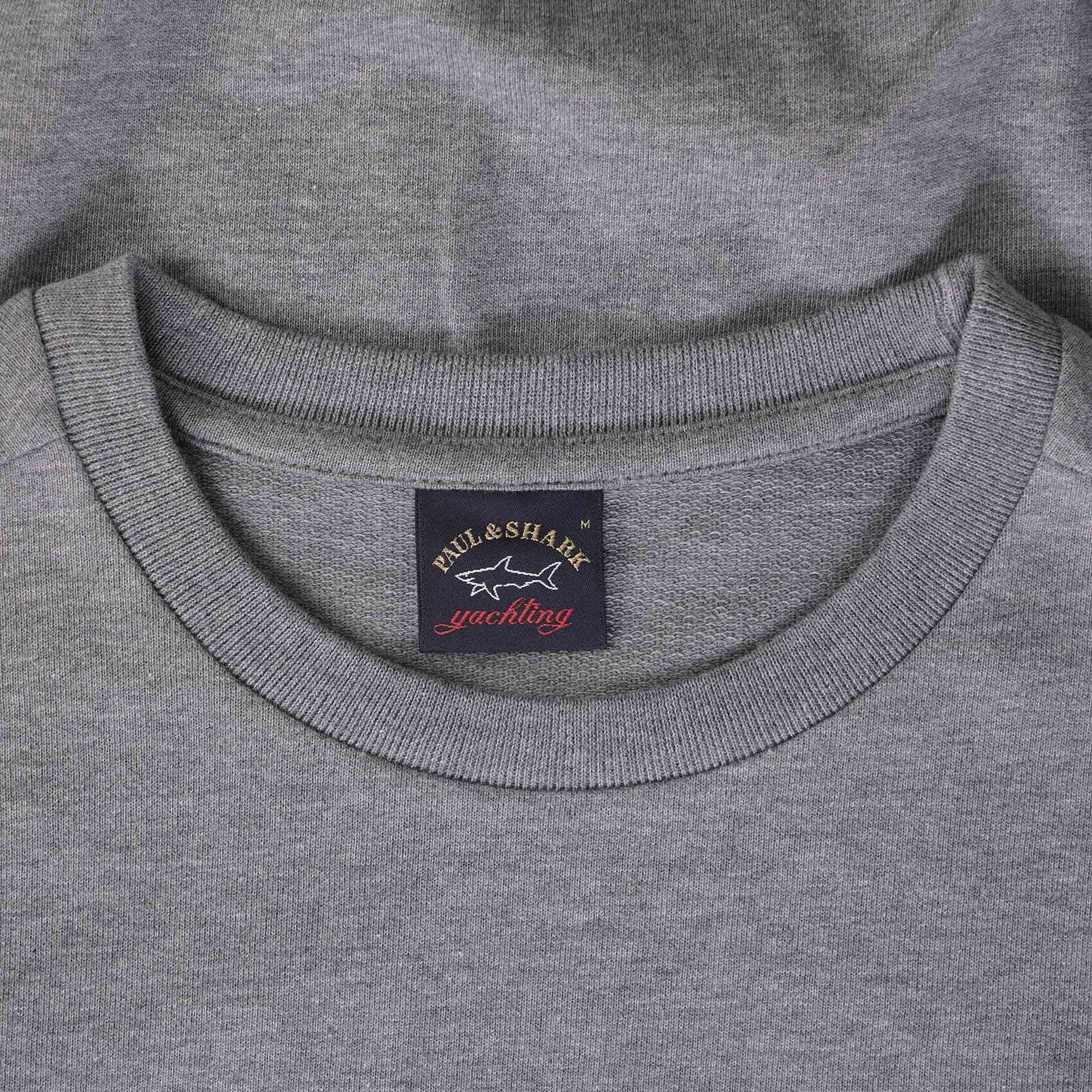 Paul and Shark Crew Neck Sweatshirt - Grey