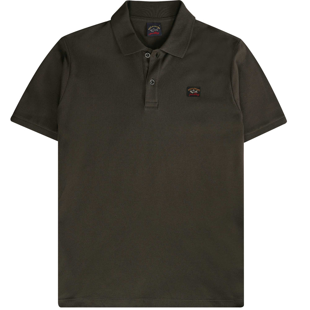 Paul and Shark Short Sleeve Polo Shirt - Brown