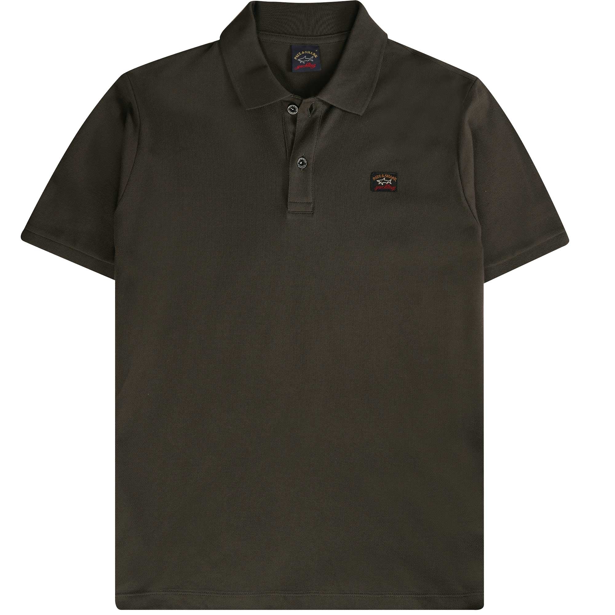 Paul and Shark Short Sleeve Polo Shirt - Brown