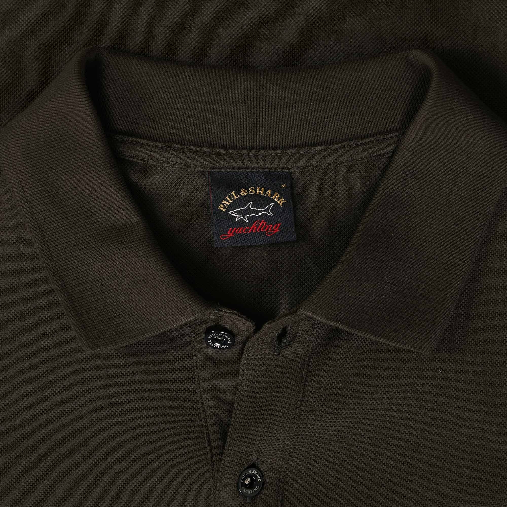 Paul and Shark Short Sleeve Polo Shirt - Brown
