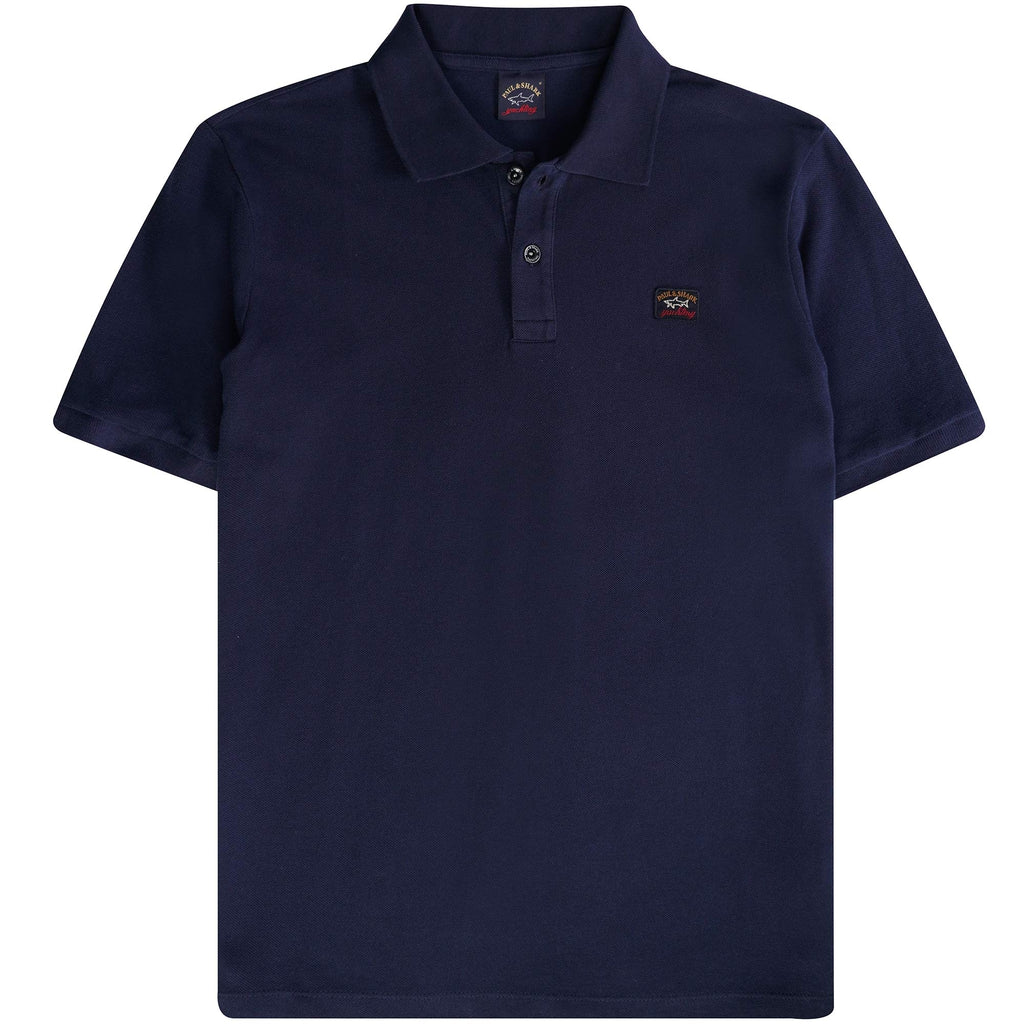 Paul and Shark Short Sleeve Polo Shirt - Navy Blue