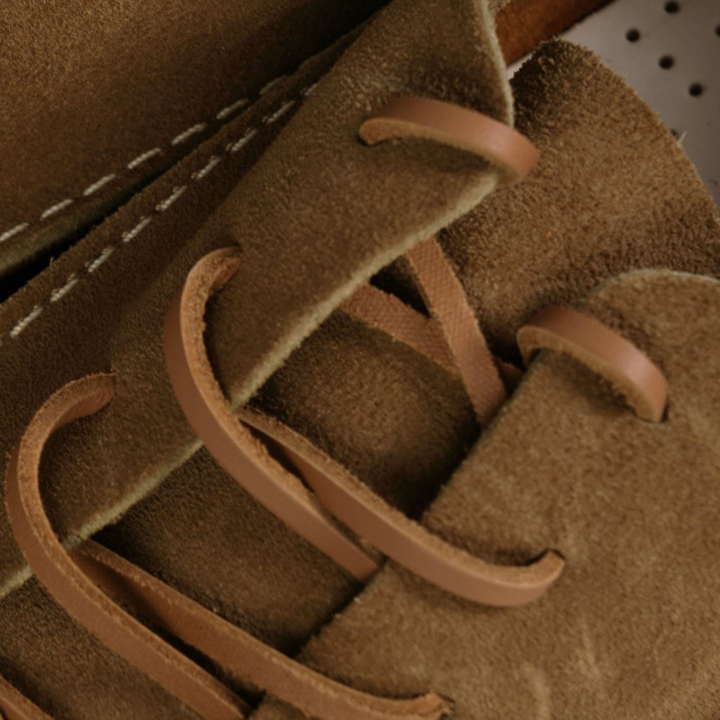 Yogi Finn Leather/Suede Lace Up Shoe - Chestnut