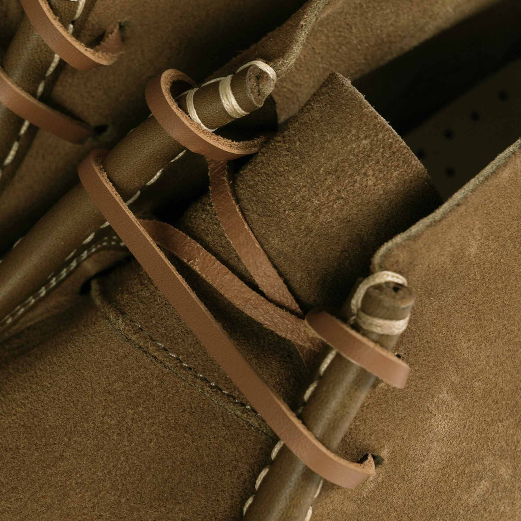Yogi Torres Leather/Suede Chukka Boot - Moss Green