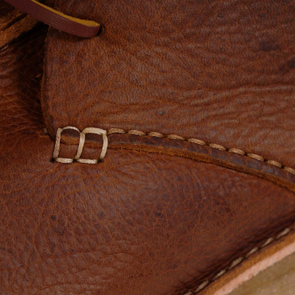 Yogi Caden Centre Seam Leather Shoe - Chestnut
