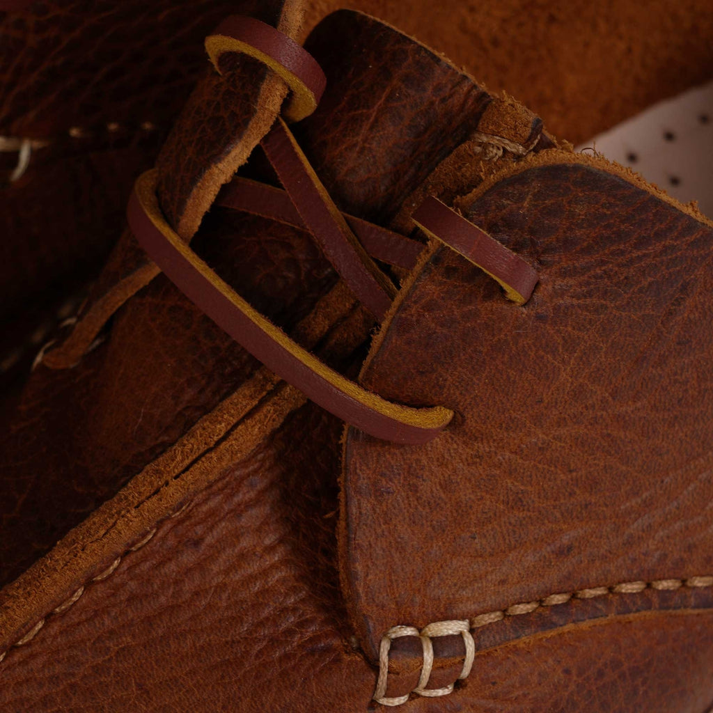 Yogi Caden Centre Seam Leather Shoe - Chestnut