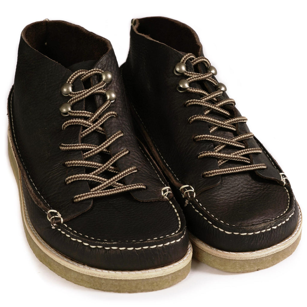Yogi Fairfield Leather Lace Up Boot - Dark Brown