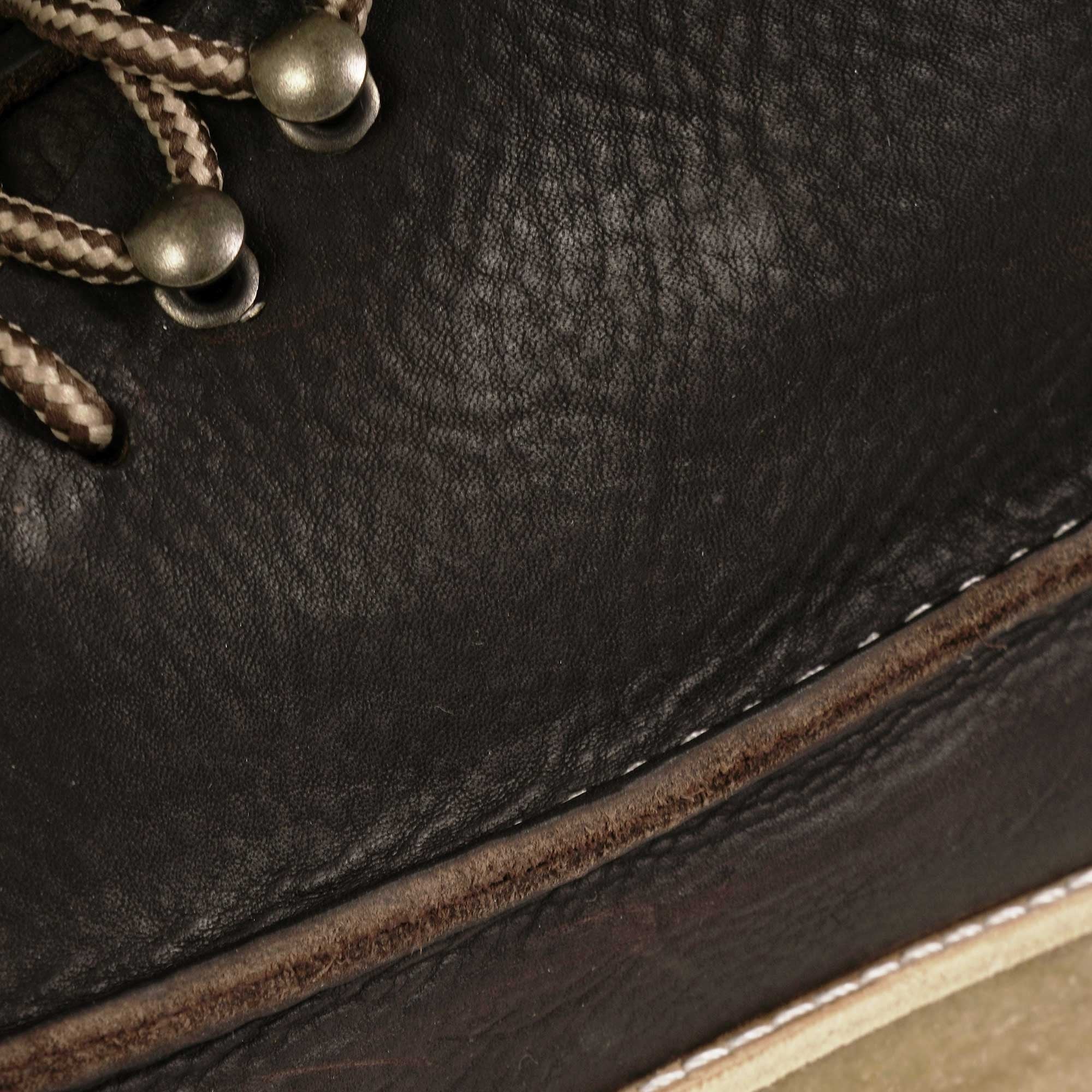 Yogi Fairfield Leather Lace Up Boot - Dark Brown
