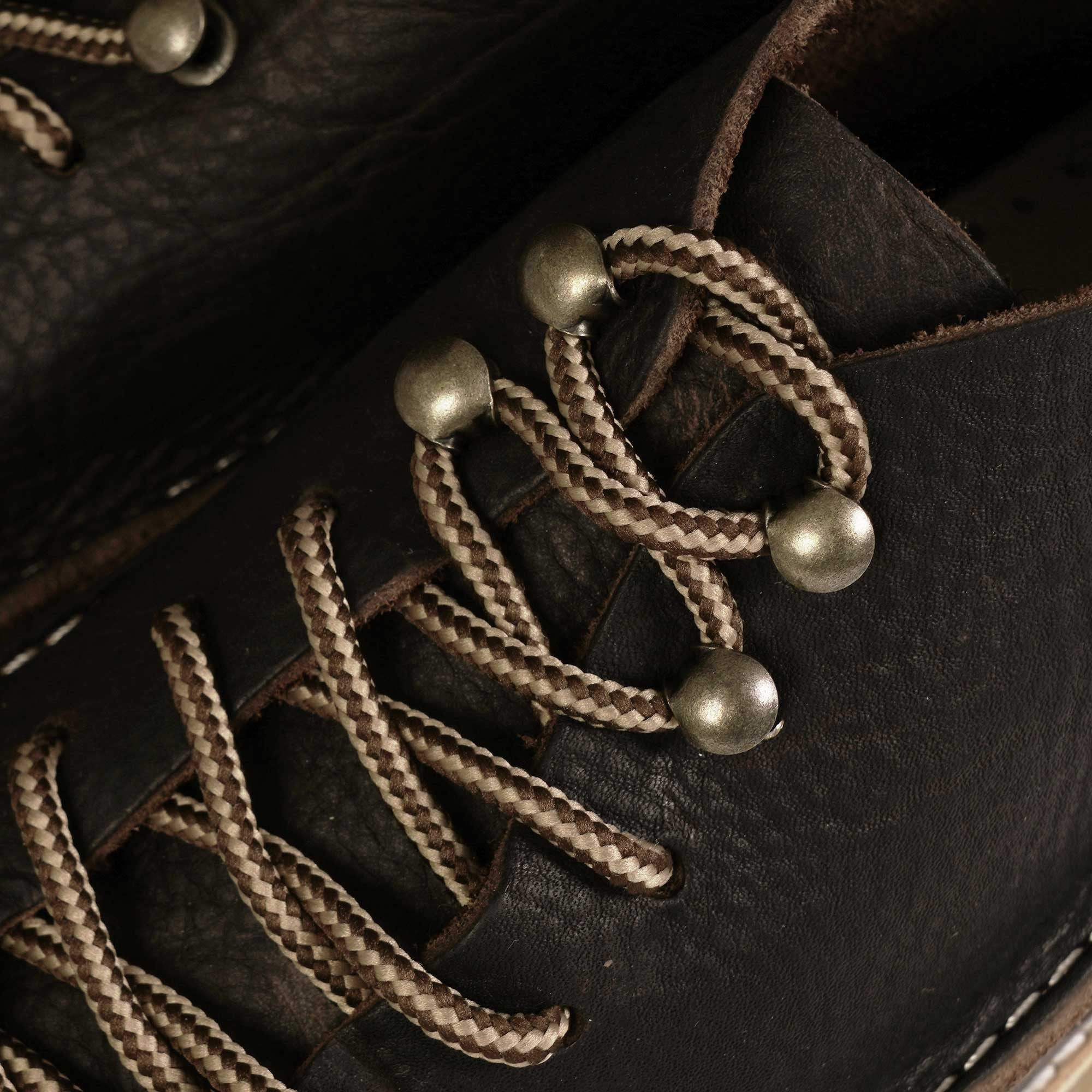 Yogi Fairfield Leather Lace Up Boot - Dark Brown
