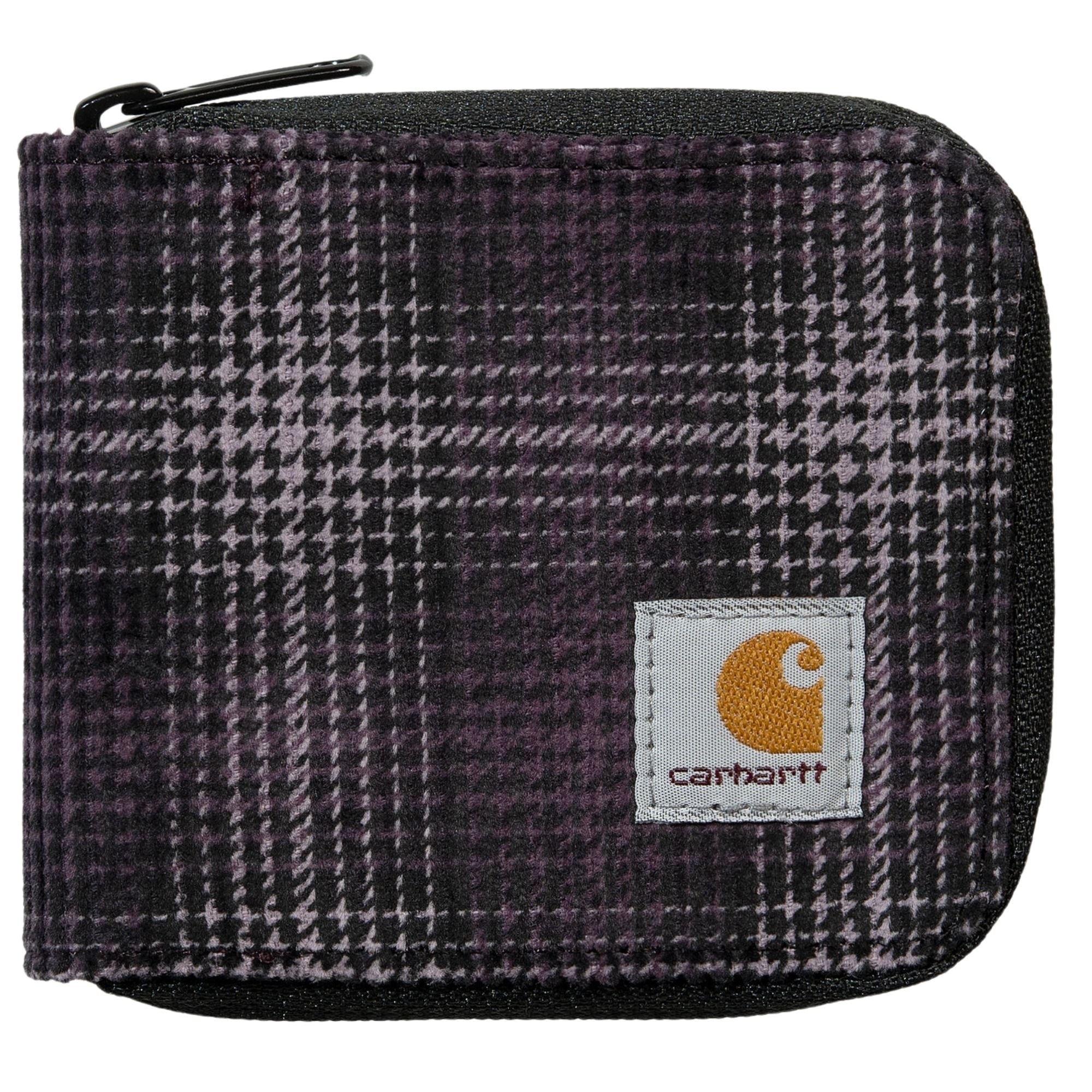 Carhartt WIP Flint Zip Wallet - Dark Plum