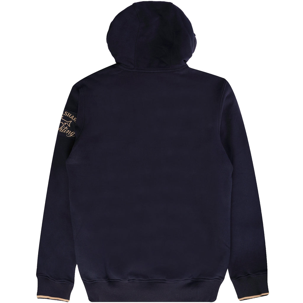 Paul and Shark Long Sleeve Hoodie - Blue