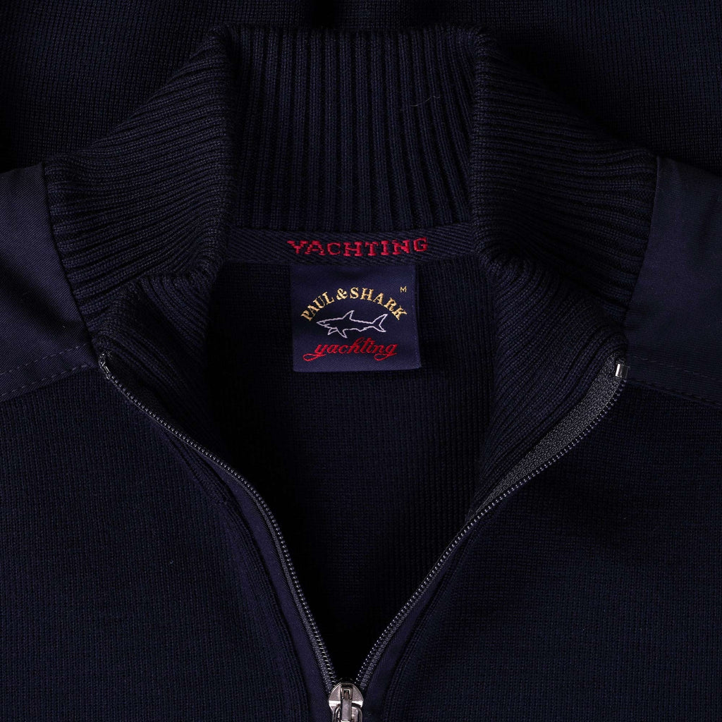 Paul and Shark 1/2 Zip Neck Sweater - Blue