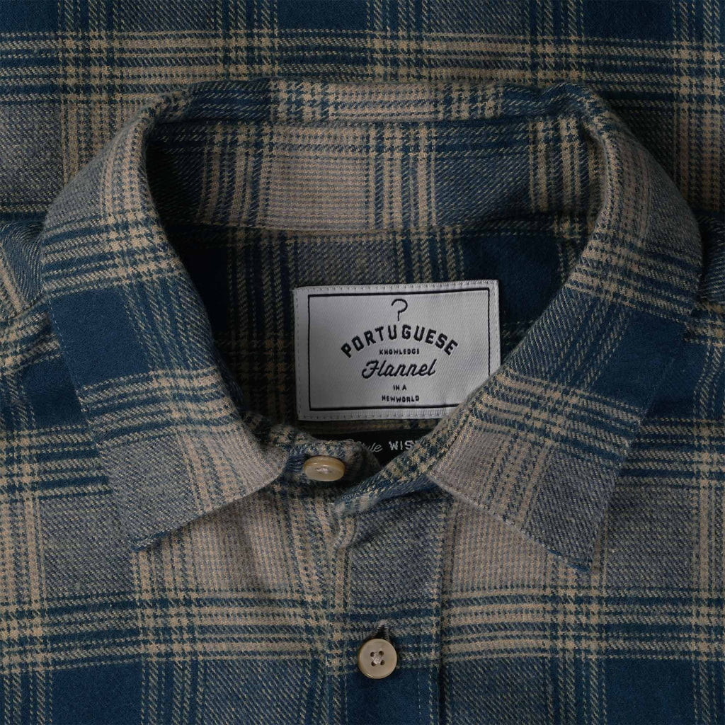 Portuguese Flannel Bazzar Shirt - Blue