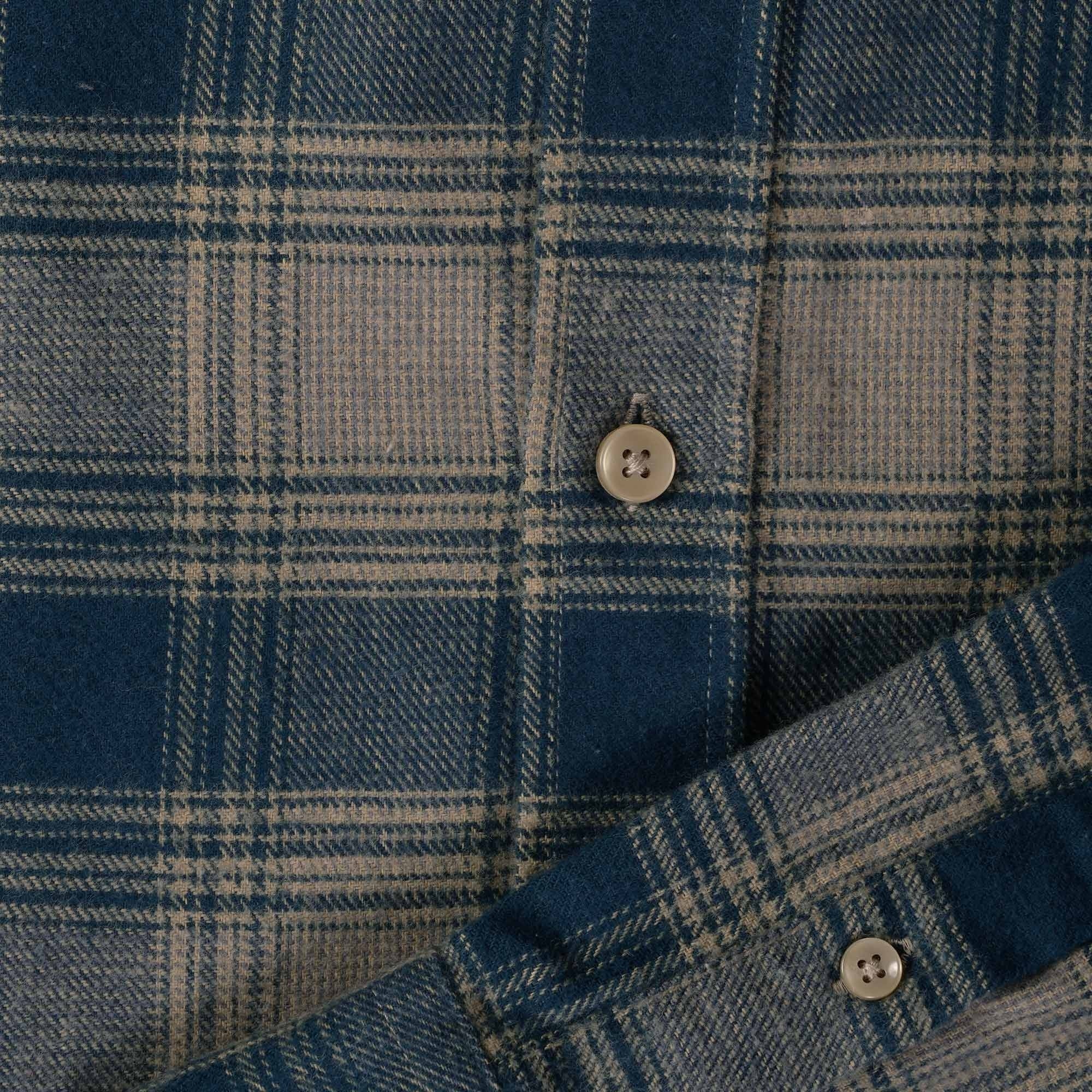 Portuguese Flannel Bazzar Shirt - Blue